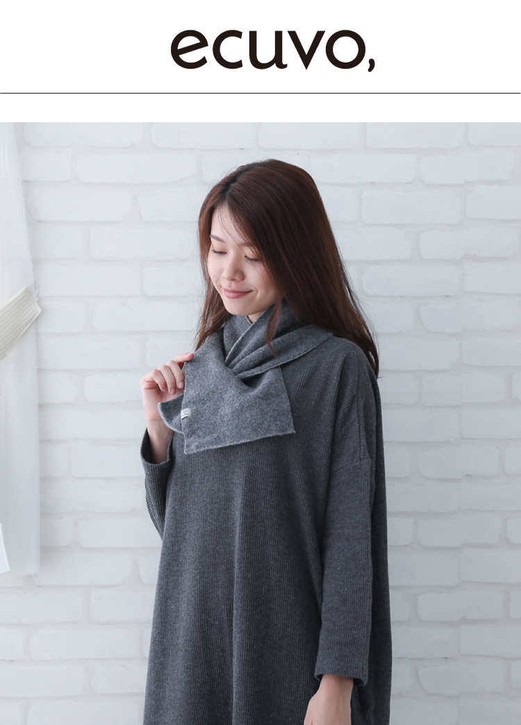 エクボ ショートマフラーレディース＆メンズ