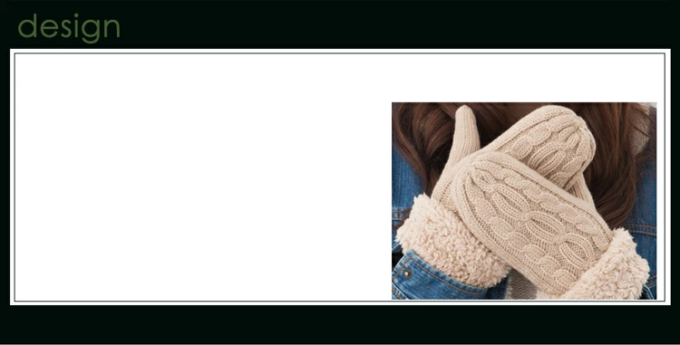 コロンと可愛いミトンタイプ