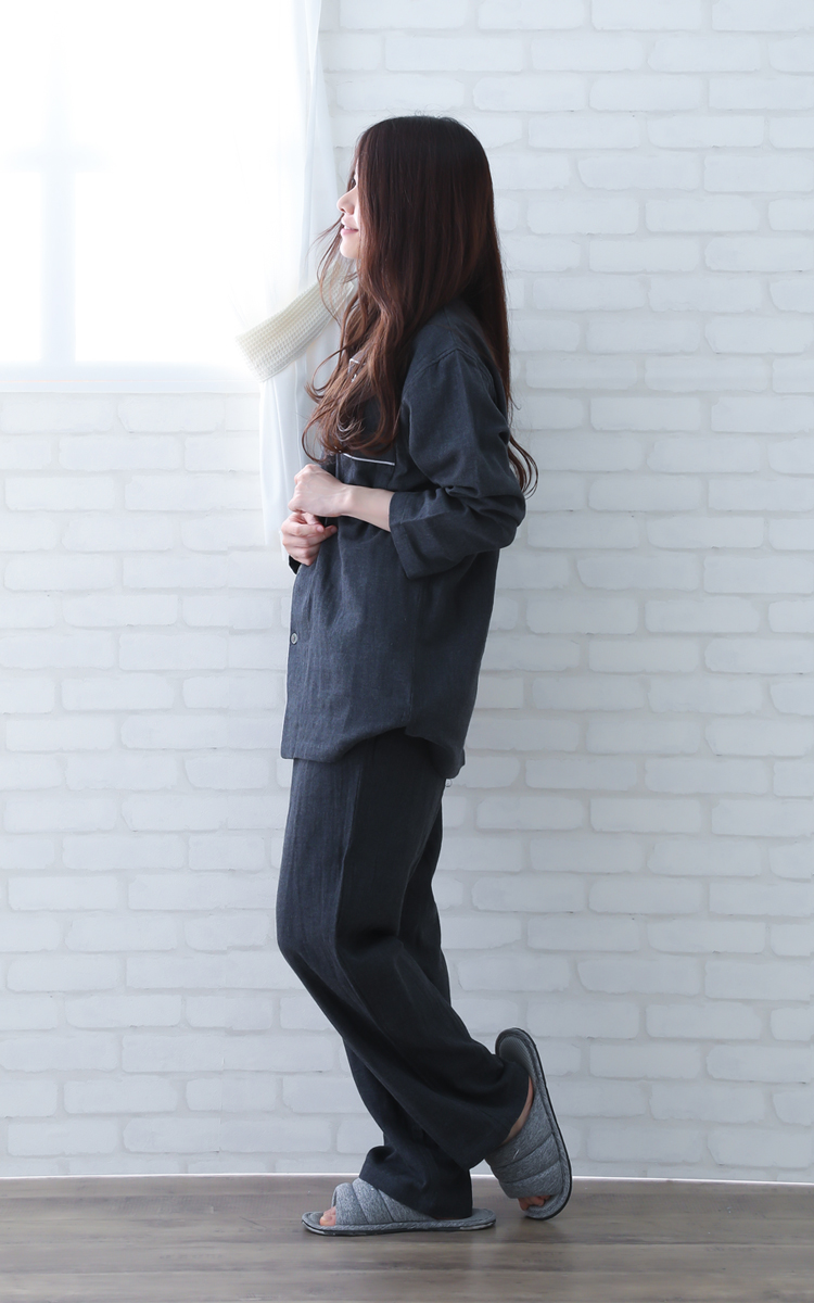 着用イメージ-グレー側面