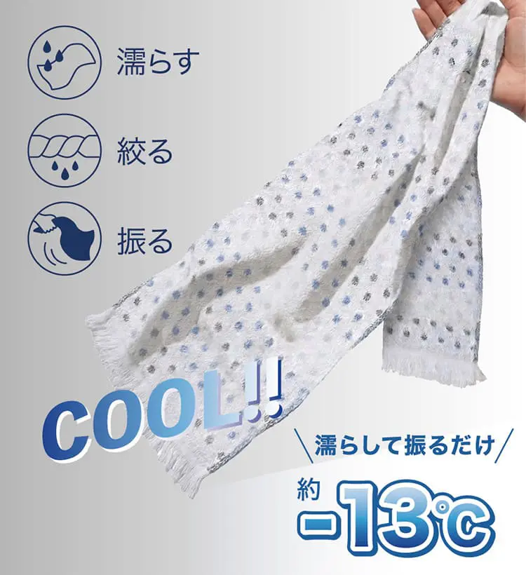濡らして、振るだけ-１３℃
