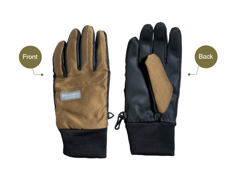 デニム調　カーキ