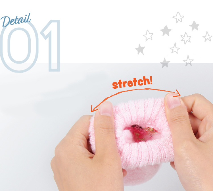 商品説明１：優れた伸縮性