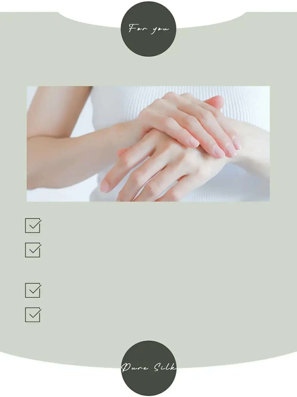 女性の手元に関する悩みを表すイメージ。手の乾燥や荒れ、指先の冷えなど手元に起こりやすい悩みを紹介。