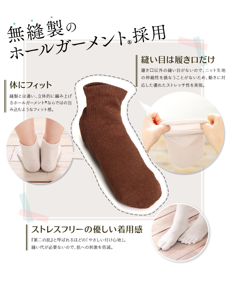 無縫製のホールガーメント採用