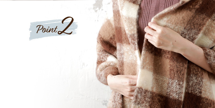 寒い日の防寒対策に