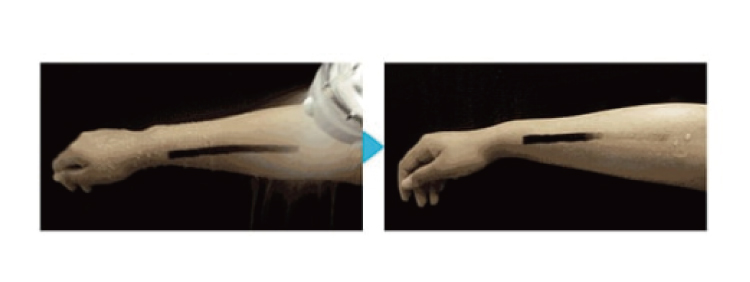 油性ペンの洗浄力テスト