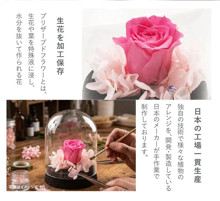 日本のメーカーが手作業で作成