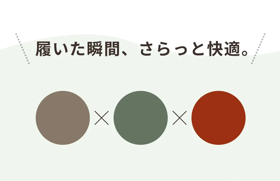 素材設計と日本の編み技術に着目した無縫製リネンソックスの特徴説明