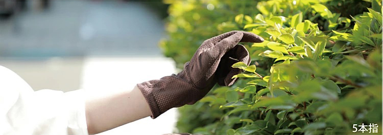 大豆繊維UV手袋着用イメージ