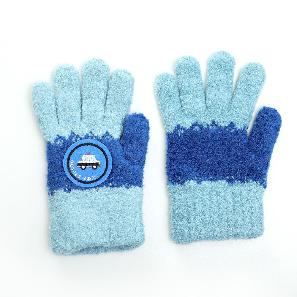 パトカー　ブルー