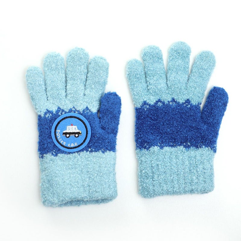 パトカー　ブルー