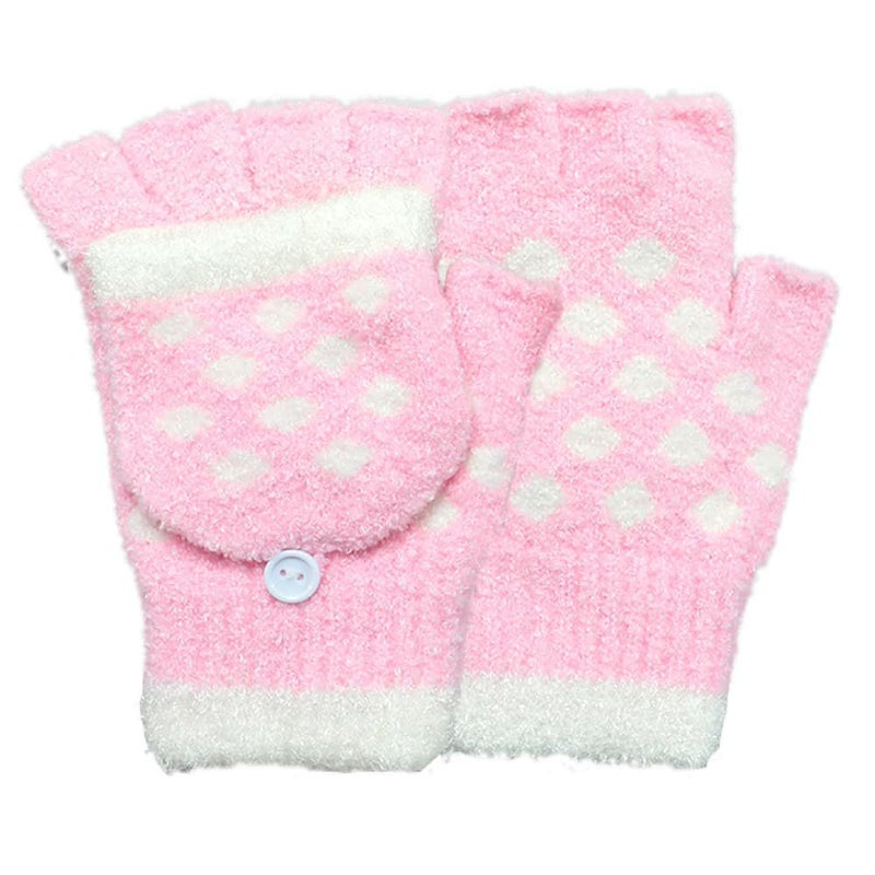 ドット柄ピンク