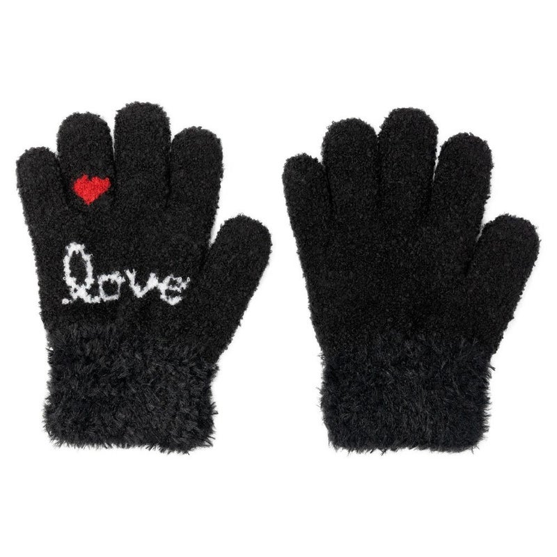 ロゴハートワンポイント柄　ブラック