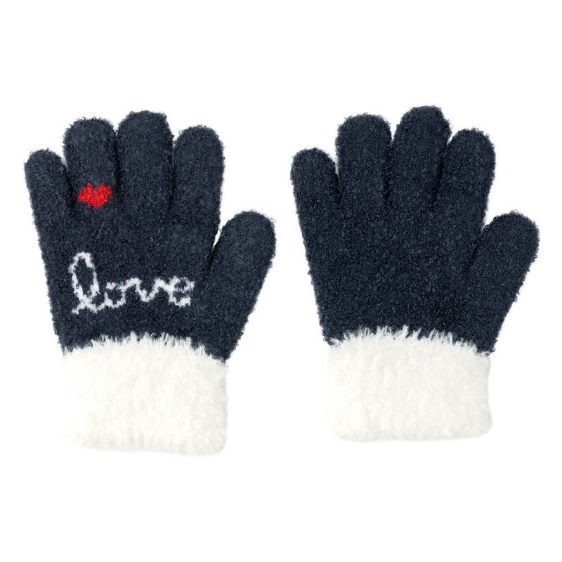 ロゴハートワンポイント柄　ネイビー