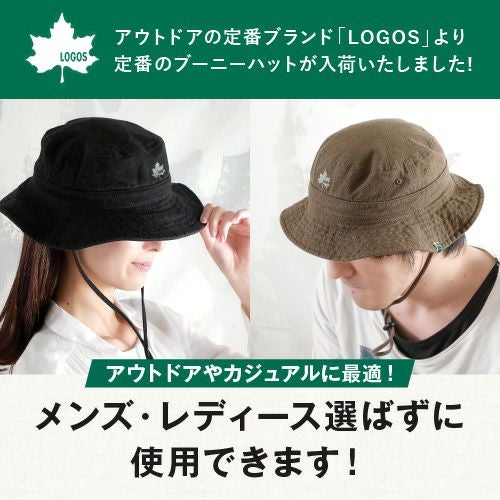 LOGOS ロゴス コットン ブーニーハット ユニセックス 帽子
