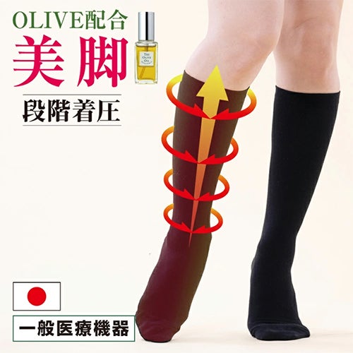 心地よい着圧数値で引き締め効果