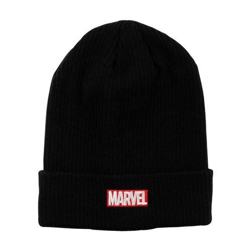 ニットキャップロングブラック