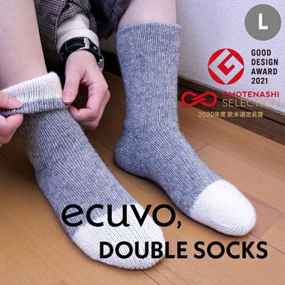 エクボ　ダブルソックス　Lサイズ　サムネ