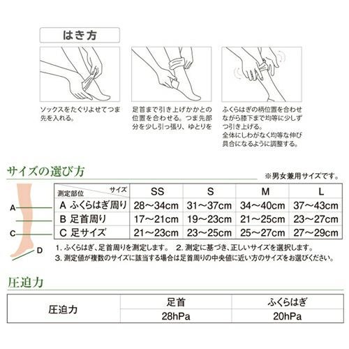 履き方・サイズの選び方・圧迫力