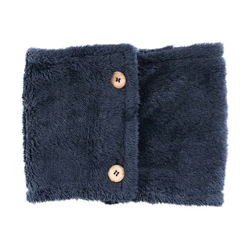 無地柄ボタン/ネイビー