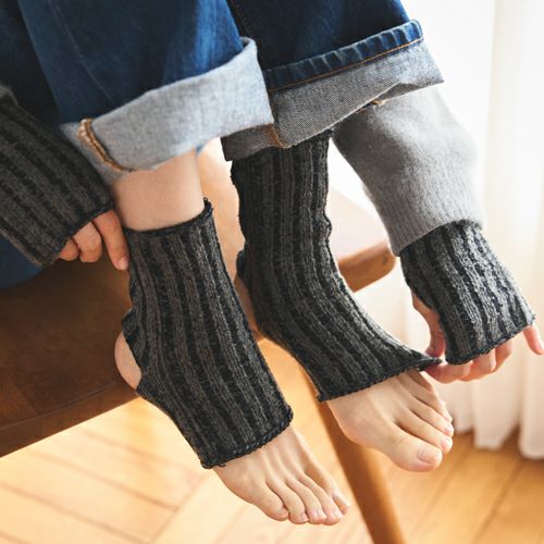 3首ミニウォーマー ネックウォーマー アームウォーマー レッグ