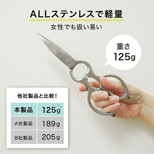 キッチンバサミ ハサミ キッチン 調理 カット ステンレス 台所詳細