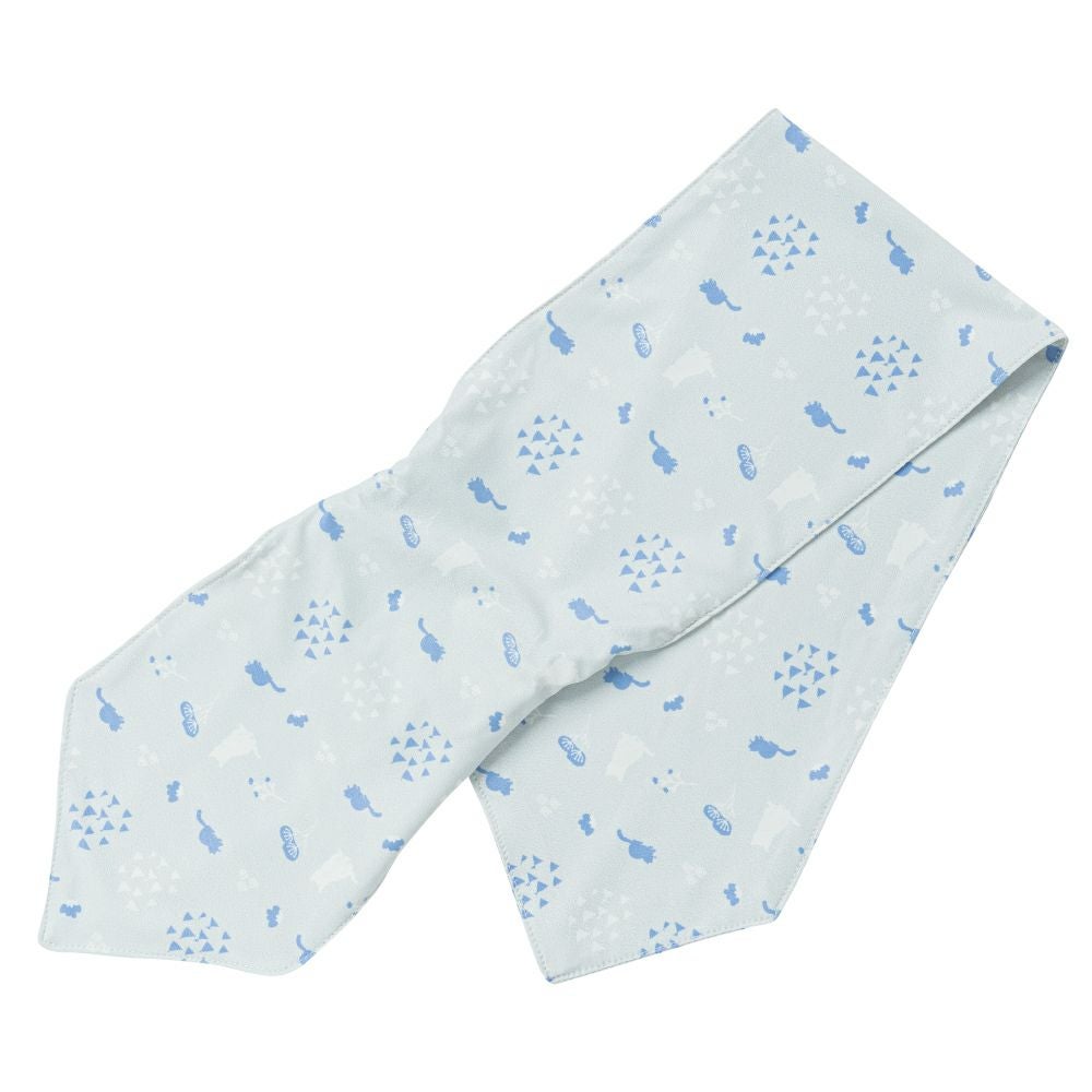 ネコ柄ライトグレー