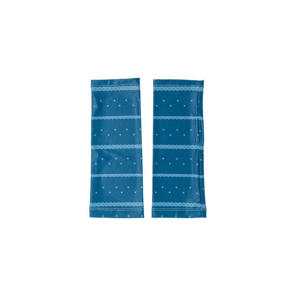 ショートレースドットネイビー