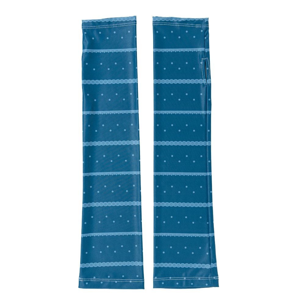 ロングレースドットネイビー