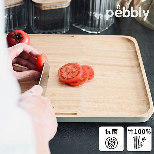 正規品】フランス pebbly 竹 カッティングボード まな板 Lサイズ詳細