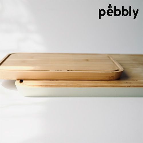 正規品】フランス pebbly 竹 カッティングボード まな板 Lサイズ詳細