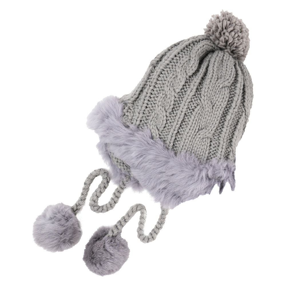 ふんわりかぶれる裏フリース耳付きニット帽詳細｜GlovesDEPO（グローブ